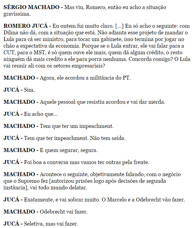 Resultado de imagem para conversas de Jucá, com Machado
