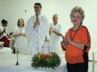 Missa na residência de Maria Hilda Monteiro