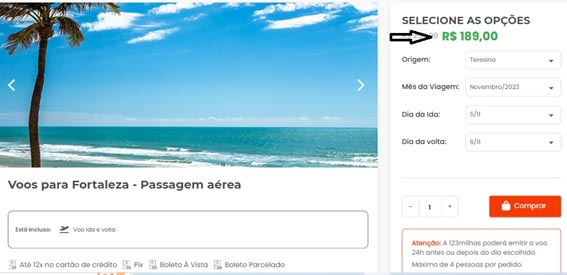 Passagens aéreas Teresina/Fortaleza por R$ 189 e para São Paulo a R$ 294  (ida e volta) 
