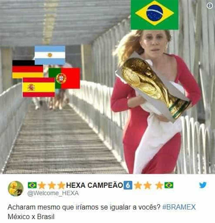 Brasil vence e torcedores se divertem com memes, Esportes