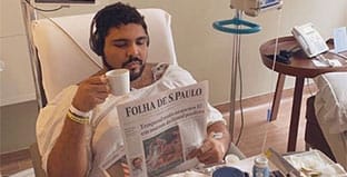 Doente, Paulo Vieira é substituído por Caito Mainier no 'Fora de hora' -  Patrícia Kogut, O Globo