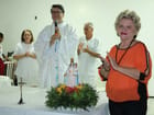 Missa na residência de Maria Hilda Monteiro