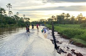 Rodovia que interliga cidades de Santo Inácio-PI e Floresta-PI ameaça romper