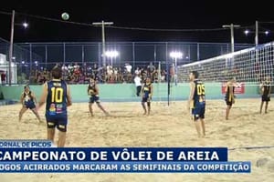 Jogos acirrados marcam semifinais do Campeonato de Vôlei de Areia 4x4, em Picos