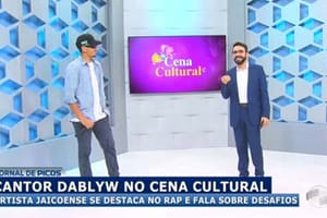Rapper Dábliw participa do Cena Cultural, no Jornal de Picos