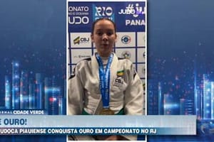 Judoca piauiense conquista ouro em campeonato no RJ