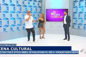 Dupla Kelton Cyro e Otília Abreu participam do Cena Cultural, no Jornal de Picos
