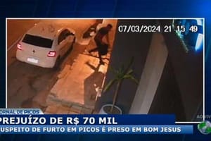 Suspeito de furtar loja em Picos, gerando prejuízo de R$ 70 mil, é preso em Bom Jesus