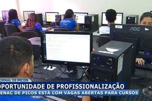 Qualificação profissional: diversos cursos são oferecidos pelo Senac, em Picos