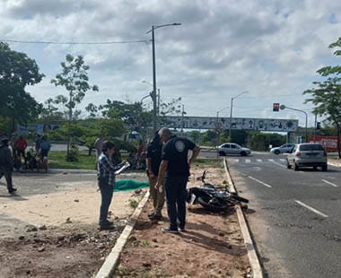 Motociclista morre após colidir contra meio-fio na zona Leste de Teresina